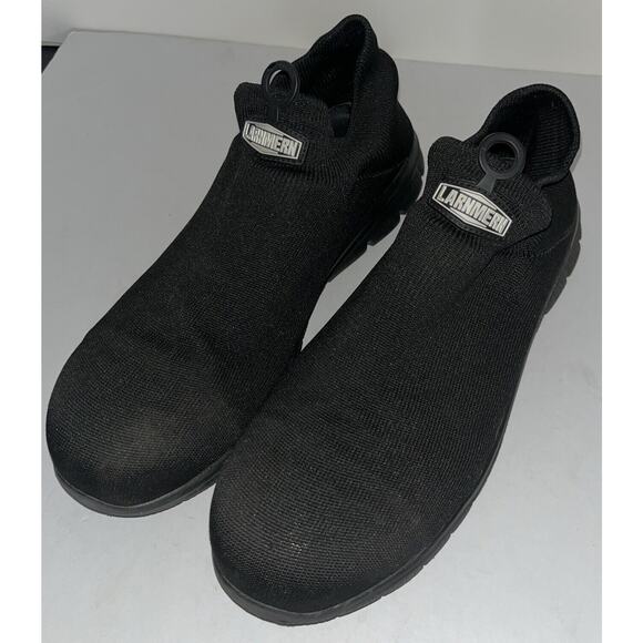 Larnmern Mens Steel‎ Toe Loafers Size 11 Slip On Work Shoes Mesh Safety Footwear - Picture 1 of 10